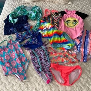 Bundle of Bathing Suits - Fits size 7/8